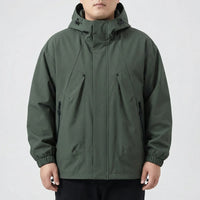 Hooded Oversized Windbreaker Jacket - Adrian