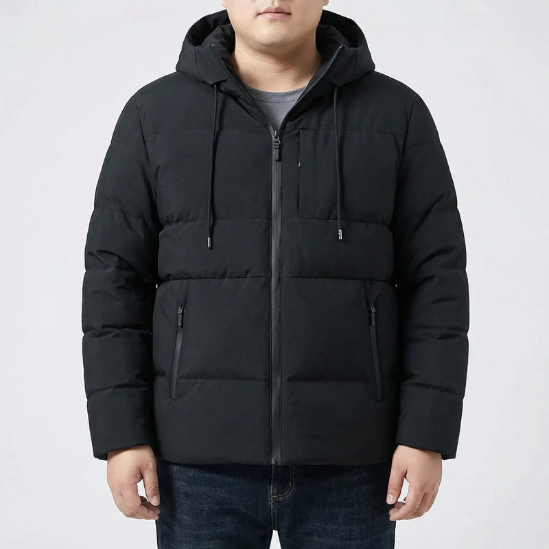 Hooded Padded Puffer Jacket For Men - Gustavo