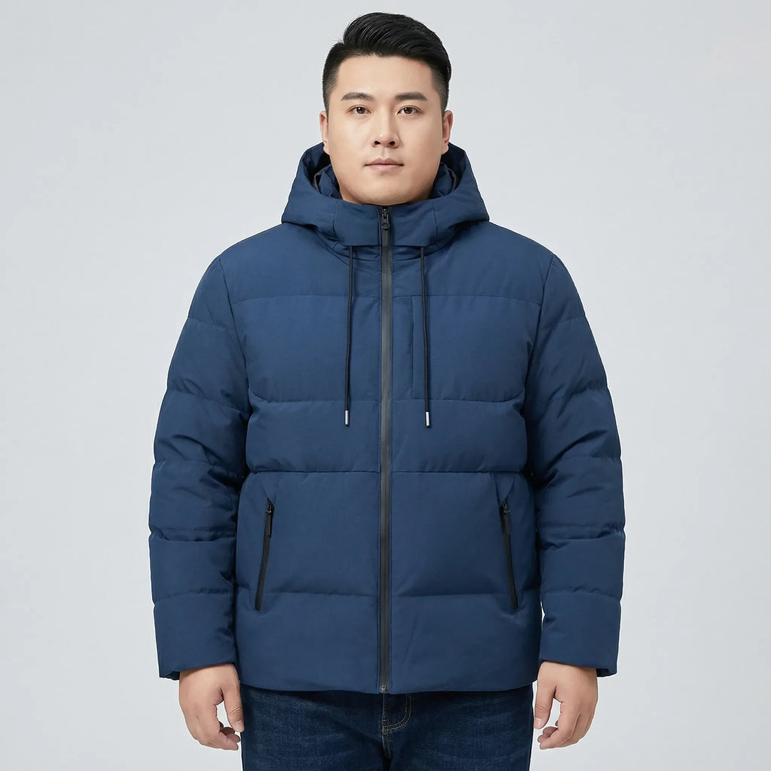 Hooded Padded Puffer Jacket For Men - Gustavo