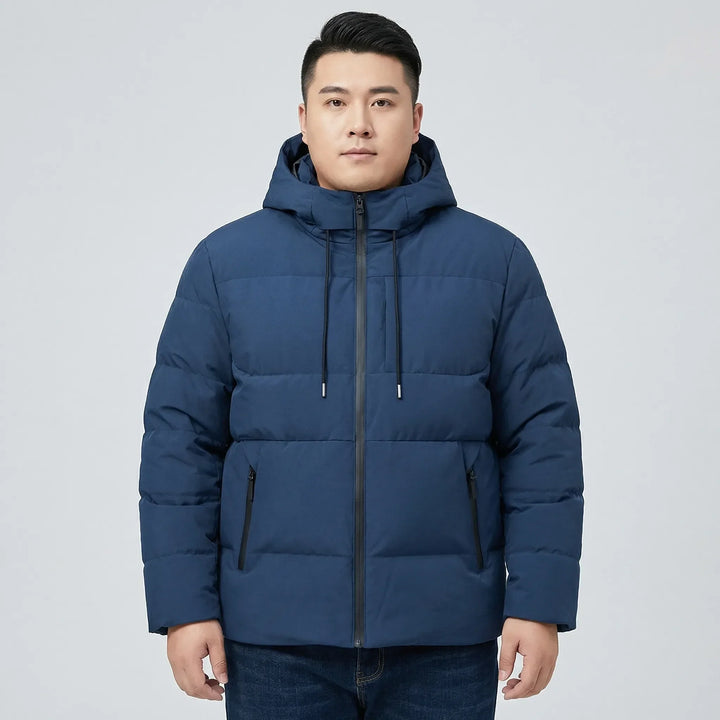Hooded Padded Puffer Jacket For Men - Gustavo