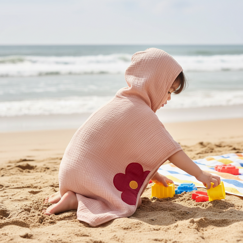 Hooded Poncho - KidsWrap