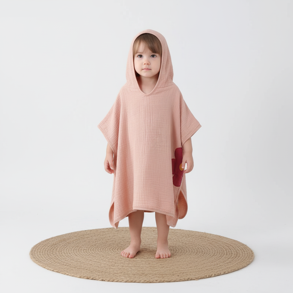 Hooded Poncho - KidsWrap