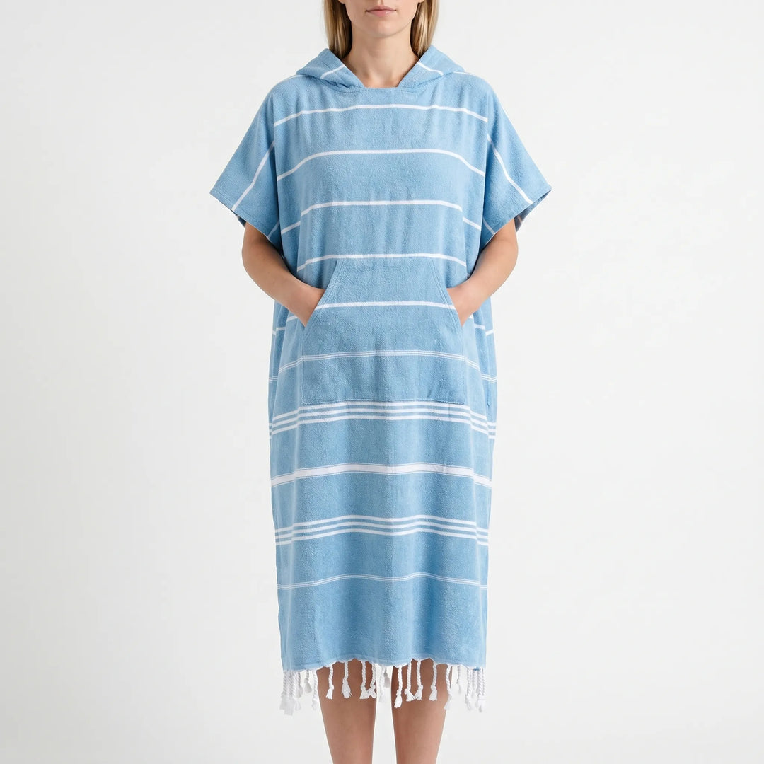 Hooded Surf Changing Poncho - Loomira