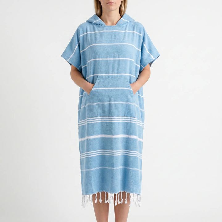 Hooded Surf Changing Poncho - Loomira