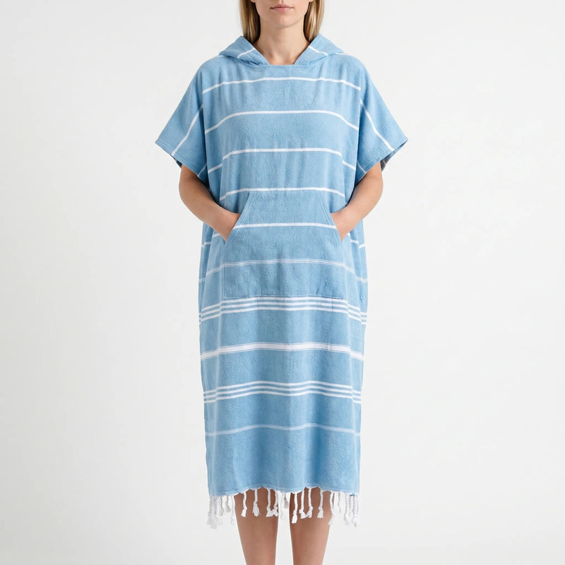 Hooded Surf Changing Poncho - Loomira