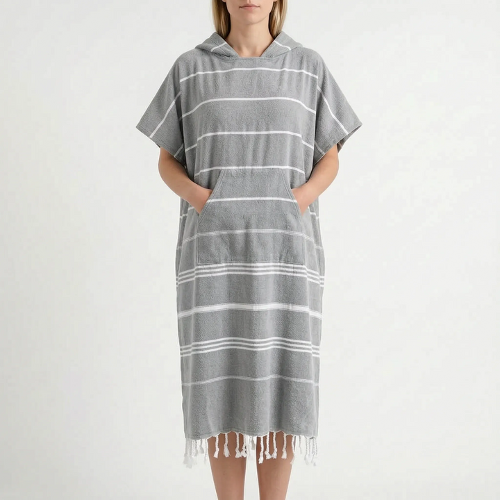 Hooded Surf Changing Poncho - Loomira