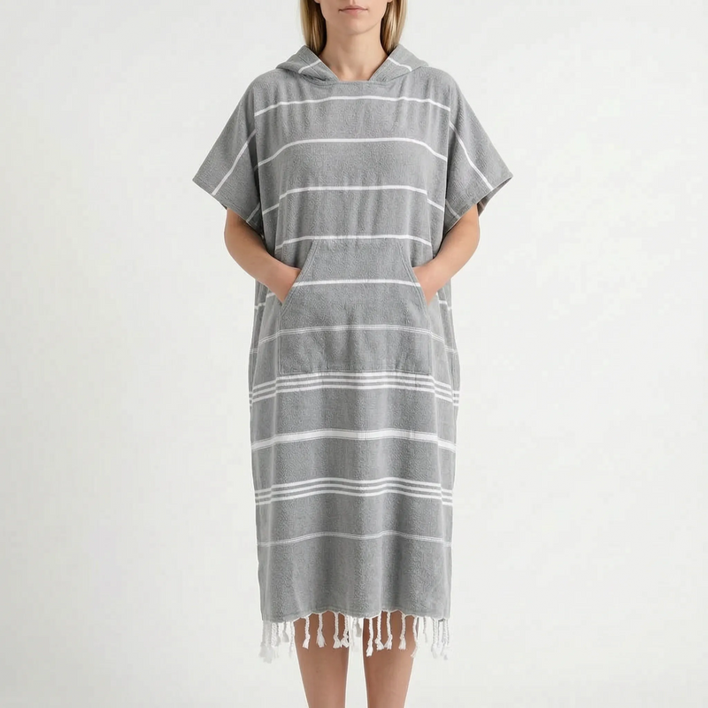 Hooded Surf Changing Poncho - Loomira