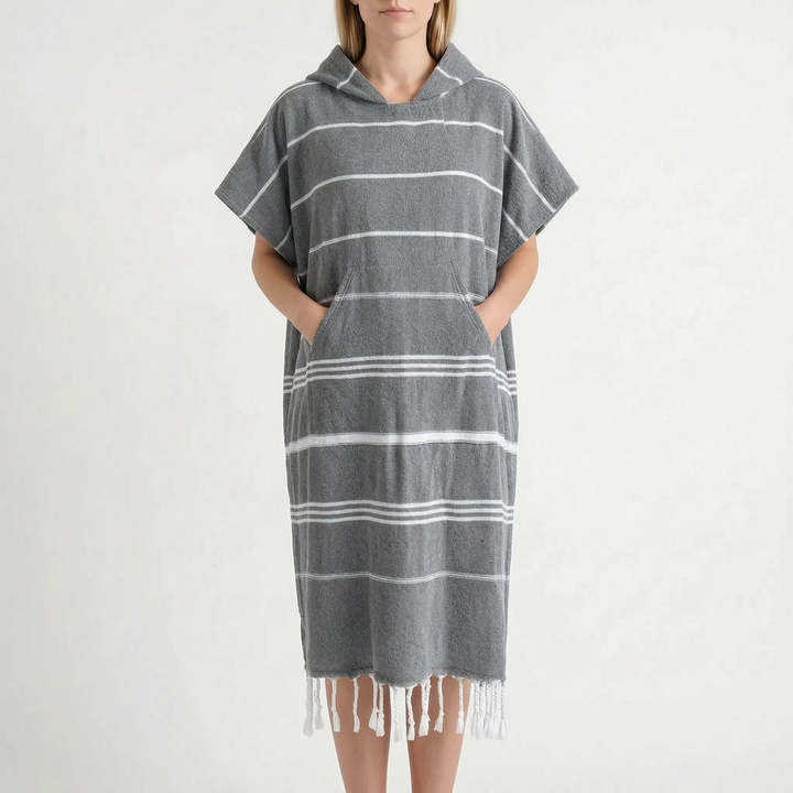 Hooded Surf Changing Poncho - Loomira