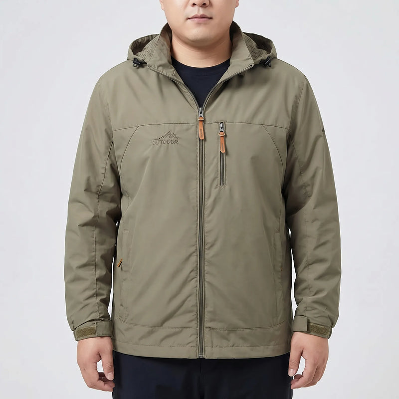 Hooded Tactical Windbreaker Jacket - Lyle