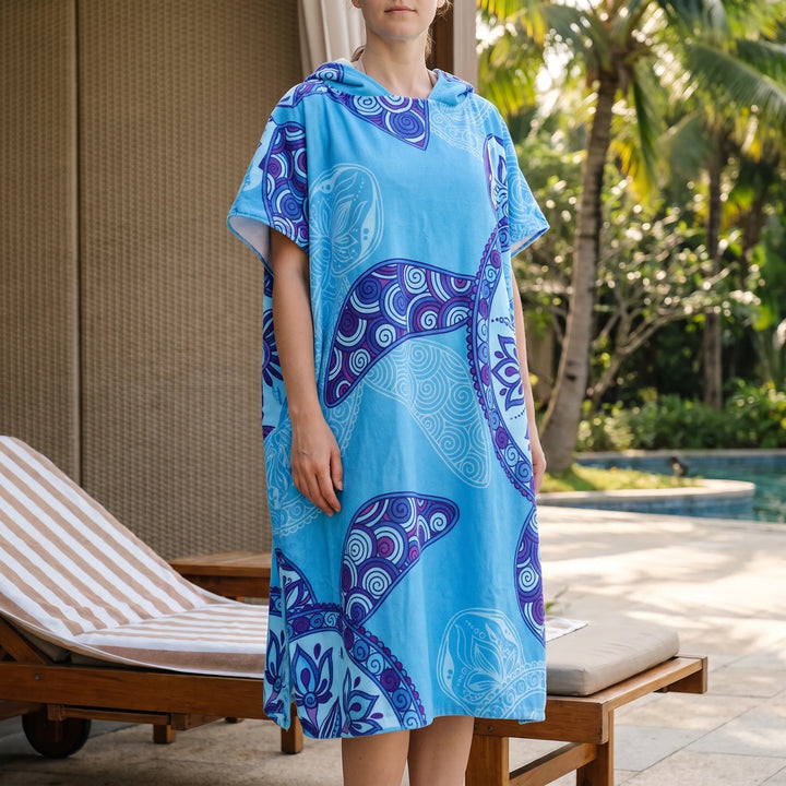 Hooded Towel Poncho - Mabolo