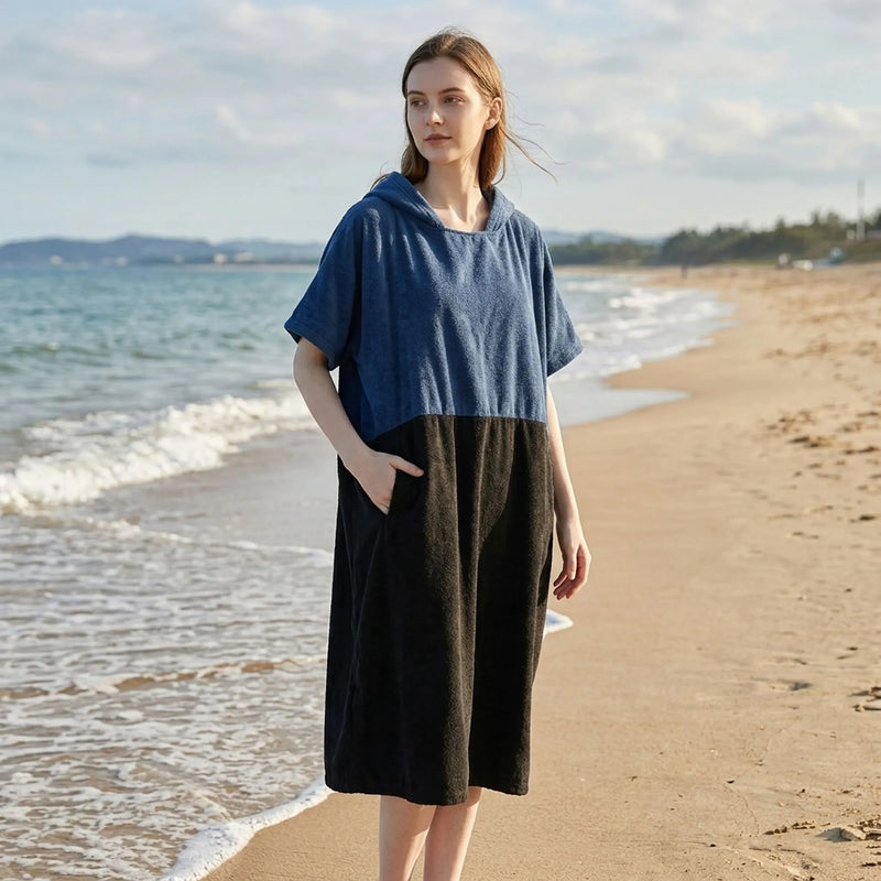 Hooded Towel Poncho - Solmarl
