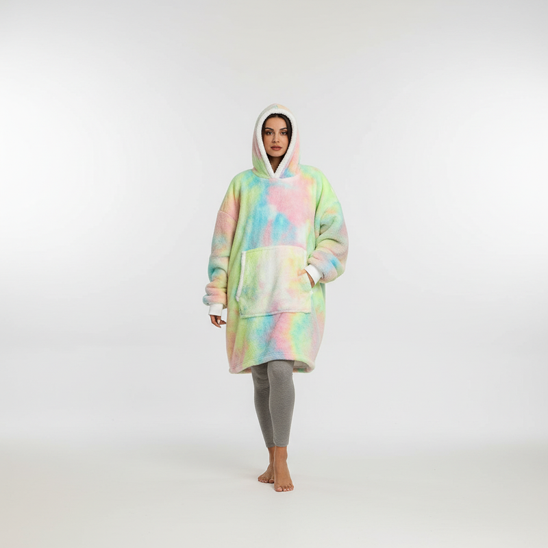 Hoodie Und Decke Kombiniert - SnuggleBlanket