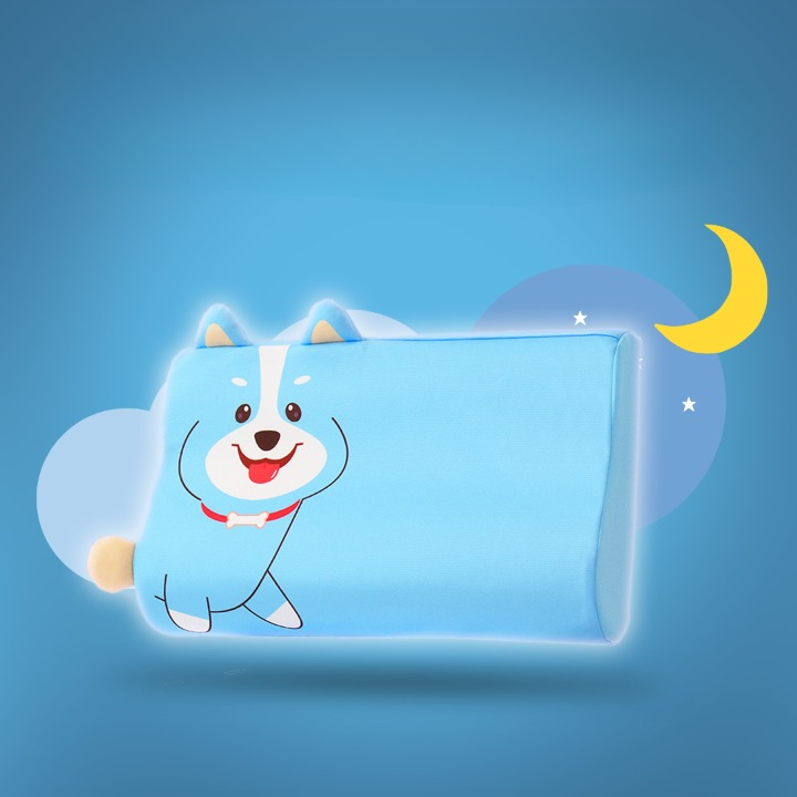 Children's neck pillow with ergonomic support – available in animal designs