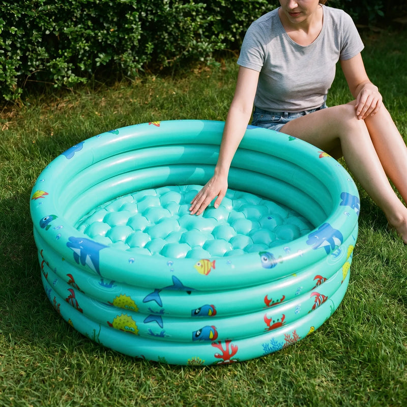 Inflatable Three-Ring Pool - Chillox