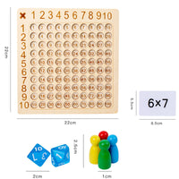 Wooden multiplication game for children with flashcards – Maximo