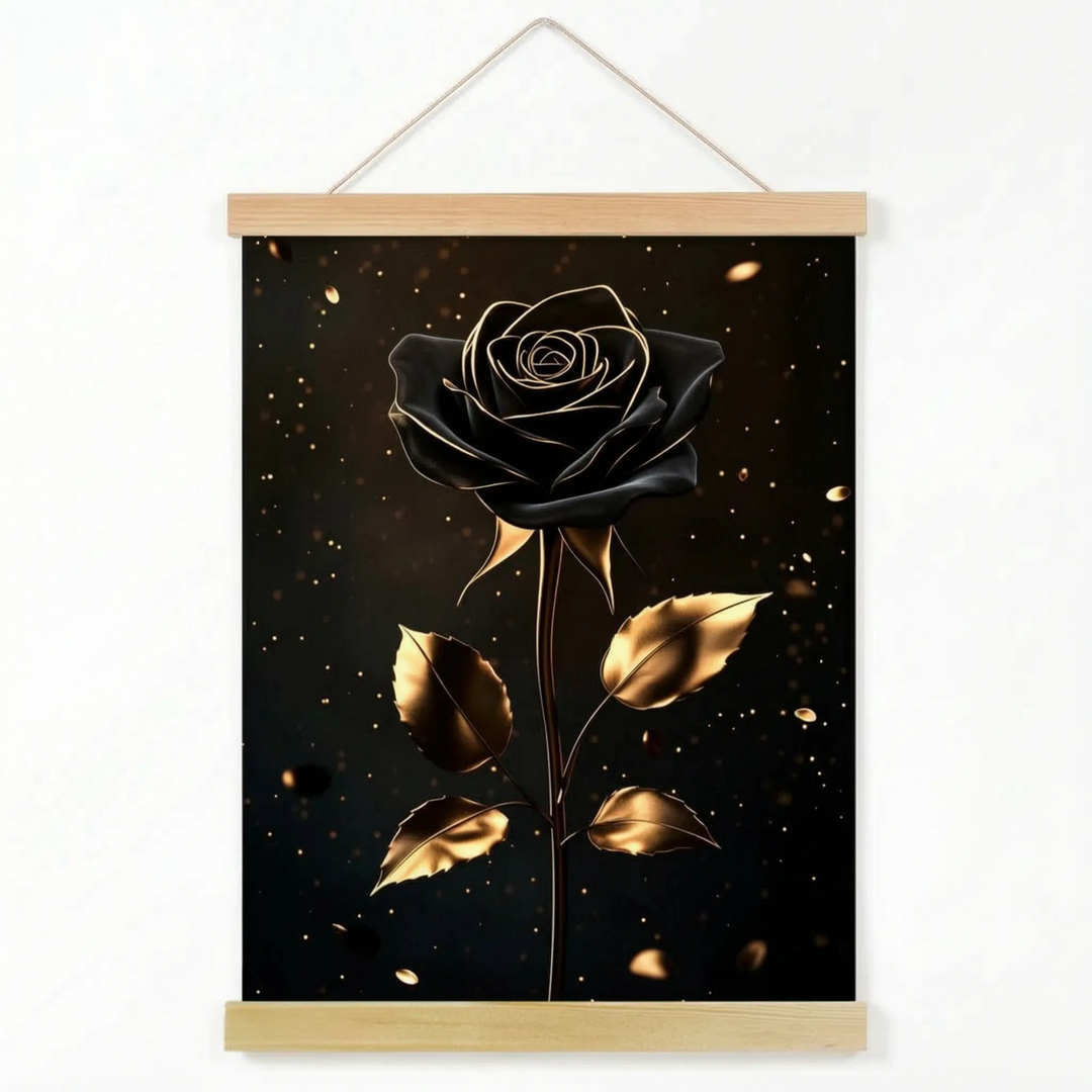 Japanese-Inspired Decorative Floral Hanging Scroll - Zenmura