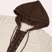 Men's Sweatshirt with Laces and Hood – Eliano