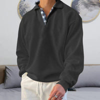 Lightweight men's autumn sweater with a loose fit – Benedikt