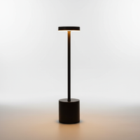 Kabellose LED Tischleuchte Aus Metall - Glowara