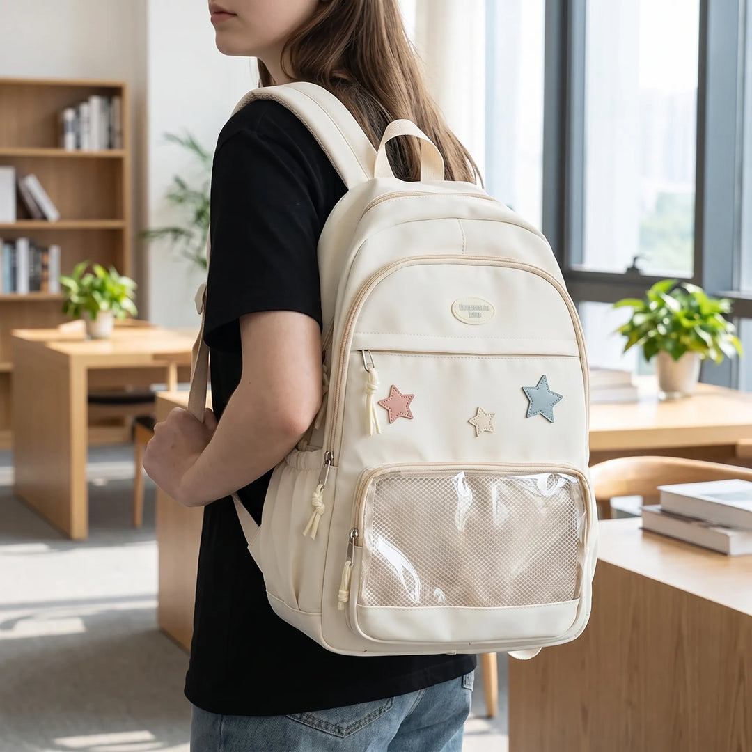 Kawaii Aesthetic Casual Day Rucksack - NovaCarry