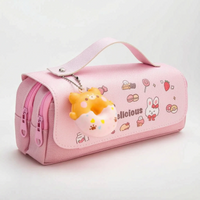 Kawaii Dual Zip Pencil Case - Fidgetfold