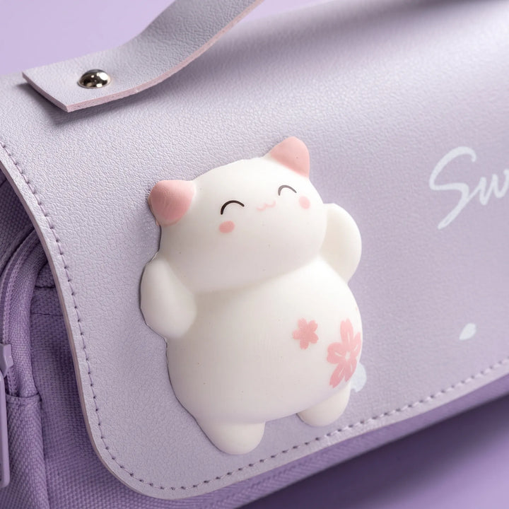 Kawaii Dual Zip Pencil Case - Fidgetfold