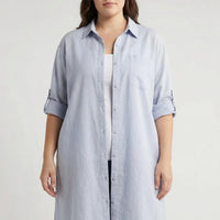 Korean-Inspired Casual Plus Size Top - Sophia