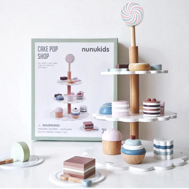 Creative wooden toy set for role-play and educational fun
