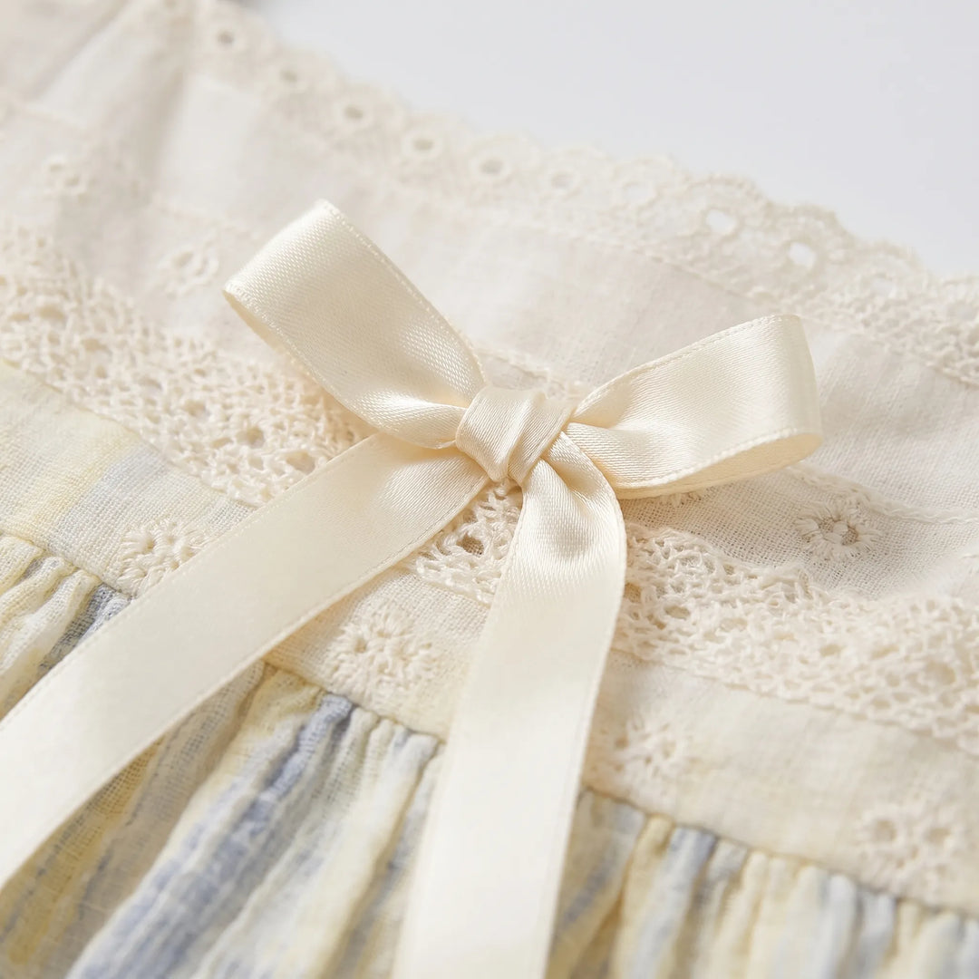 Lace Trim Pyjama Short Set - Dolores