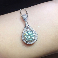 Ladies Teardrop Pendant Necklace - Mentari