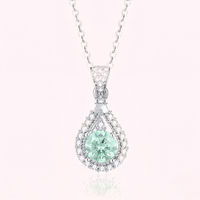 Ladies Teardrop Pendant Necklace - Mentari