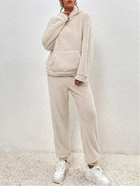 Langer Hoodie Mit Tasche -  Saskia