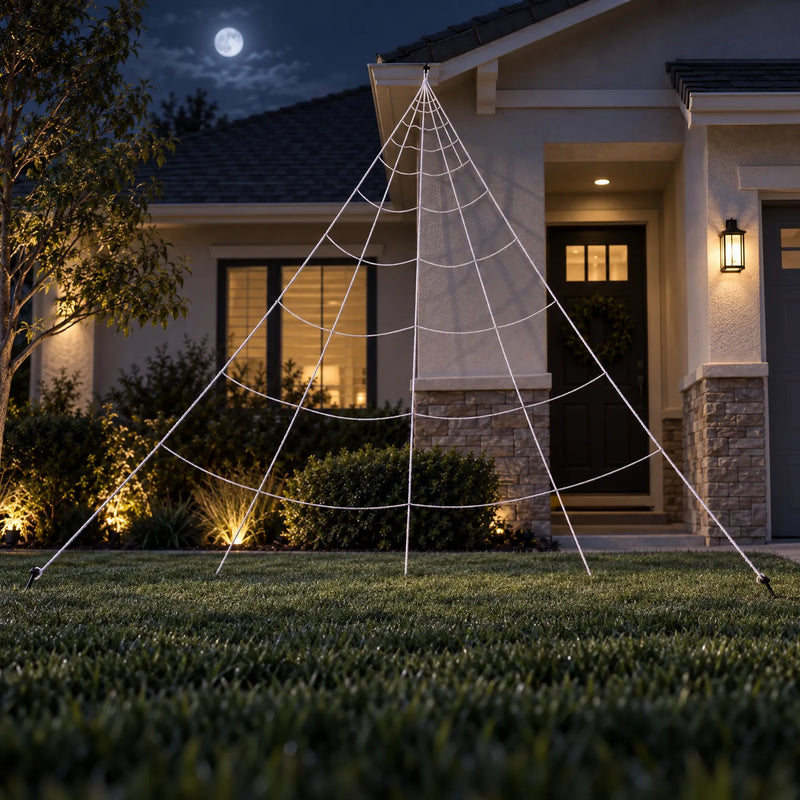 Large Outdoor Spider Web - Halloweb
