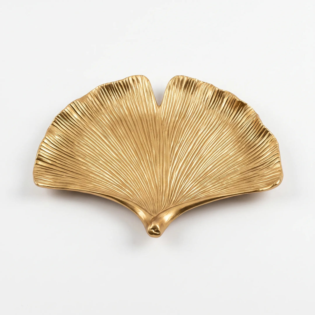 Leaf Shaped Decorative Trinket Dish - Ginklis