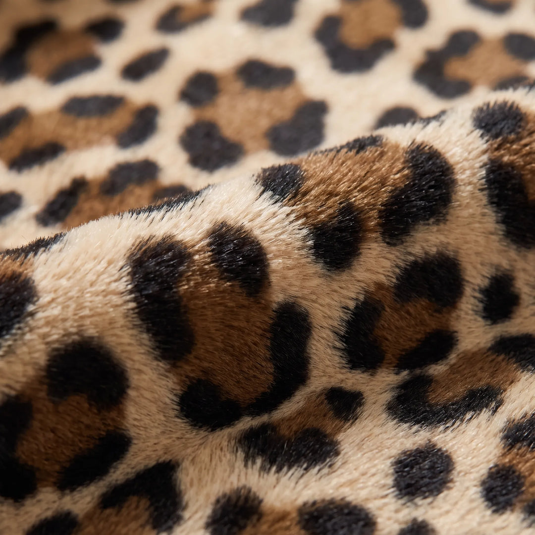Leopard Print Decorative Throw - Zafira