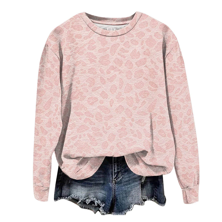 Leopard Print Oversized Sweatshirt - Lana