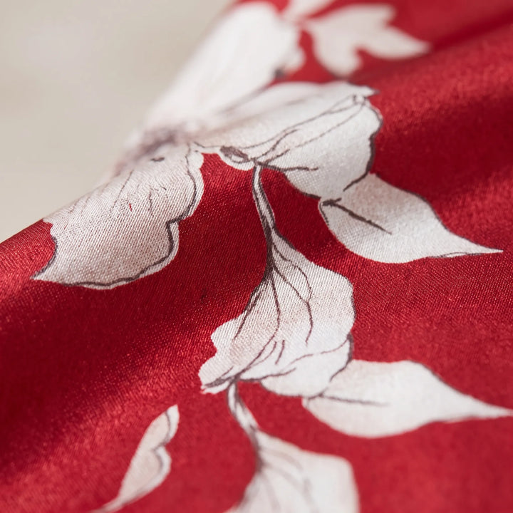 Lightweight Floral Summer Dressing Gown - Vicky
