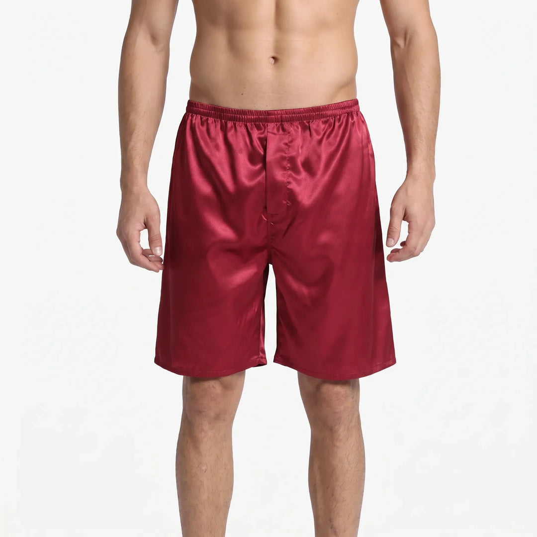 Lightweight Glossy Lounge Shorts - Danny