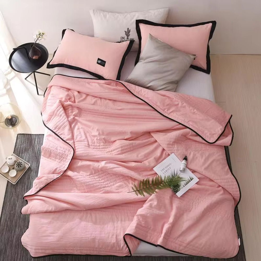 Lightweight Textured Cooling Blanket - ChillWeave