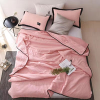 Lightweight Textured Cooling Blanket - ChillWeave