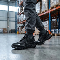 Lightweight Warehouse Mobility Safety Shoes - Dial Closure Work Trainers
