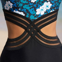 Long-Sleeve Cut-Out Swimsuit - Vespira