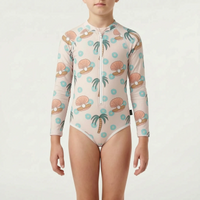 Long-Sleeved Children's Swimsuit - Pebblekin