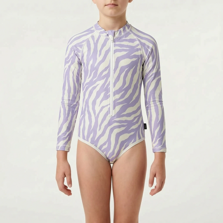 Long-Sleeved Children's Swimsuit - Pebblekin