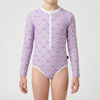 Long-Sleeved Children's Swimsuit - Pebblekin