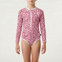 Long-Sleeved Children's Swimsuit - Pebblekin