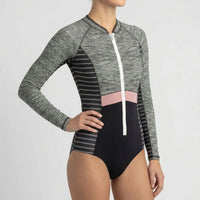 Long-Sleeved One-Piece Swimsuit - Zeniqa