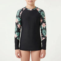 Long-Sleeved Rash Guard For Girls - Velyra