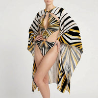 Long Sleeve Cutout Monokini - Tropina