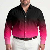 Long Sleeve Gradient Button-Down Shirt - Herbert